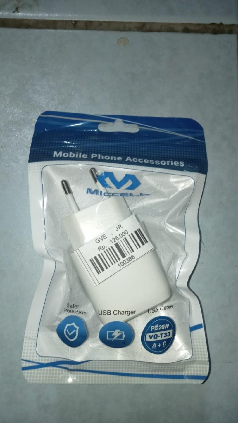 USB CHARGER + TYPE-C MICCELL VQ-T33
