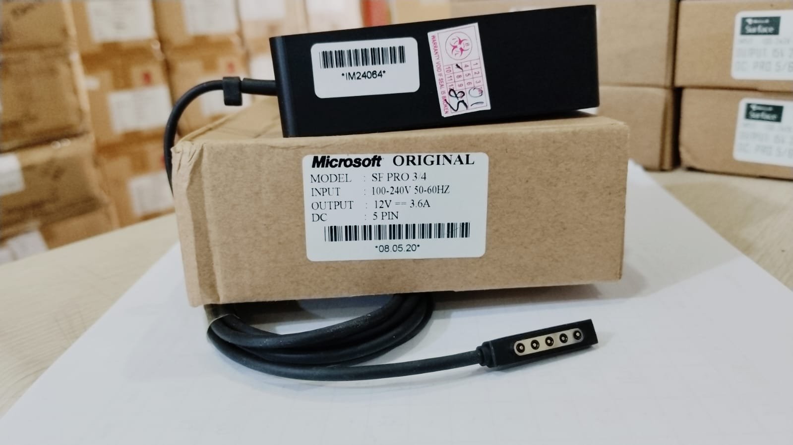 ADAPTER MICROSOFT SF PRO 3/4 12V-3.6A ORIGINAL