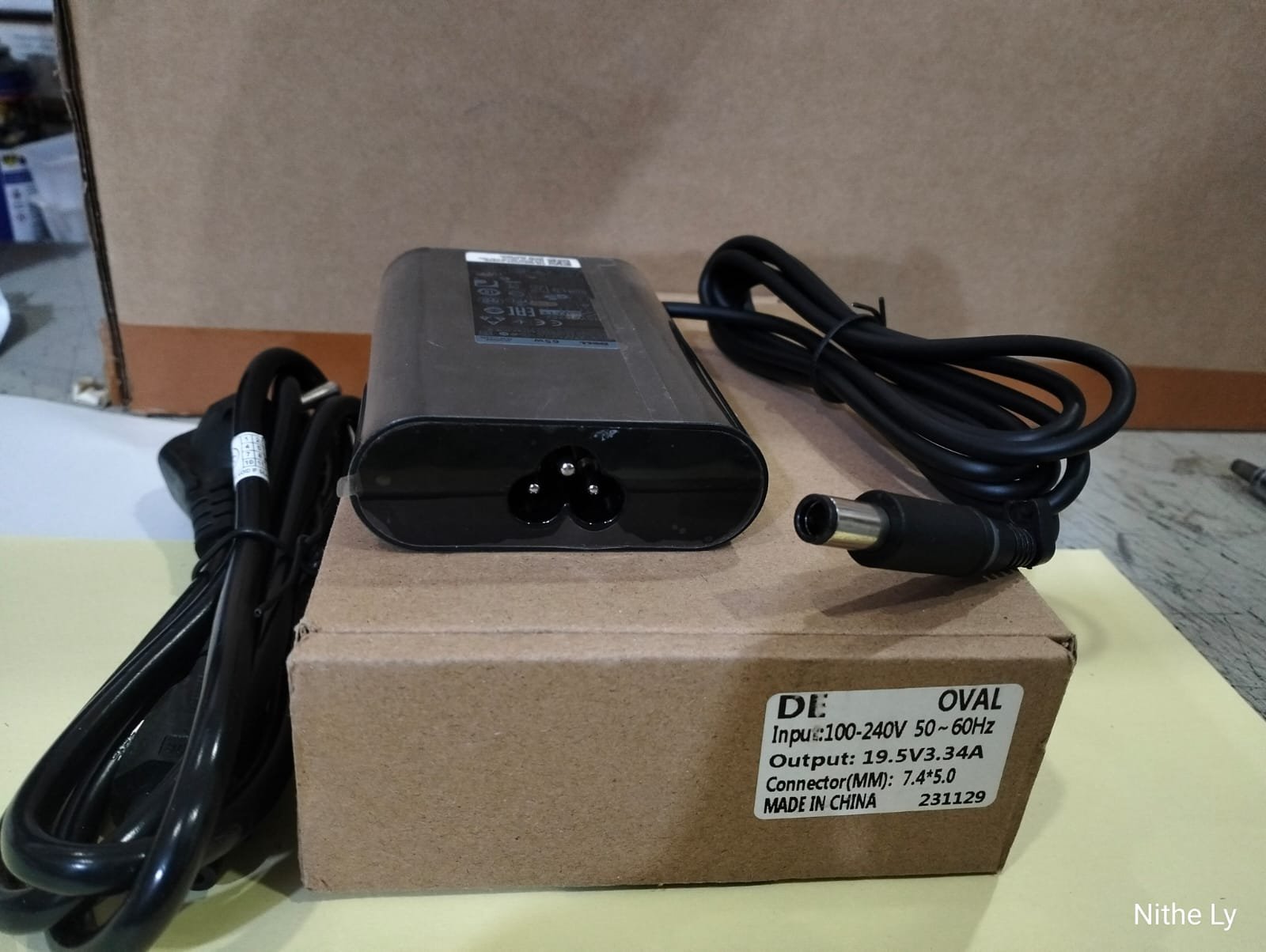 ADAPTER DELL 19,5V-3,34A 7.4MM*5.0MM OVAL