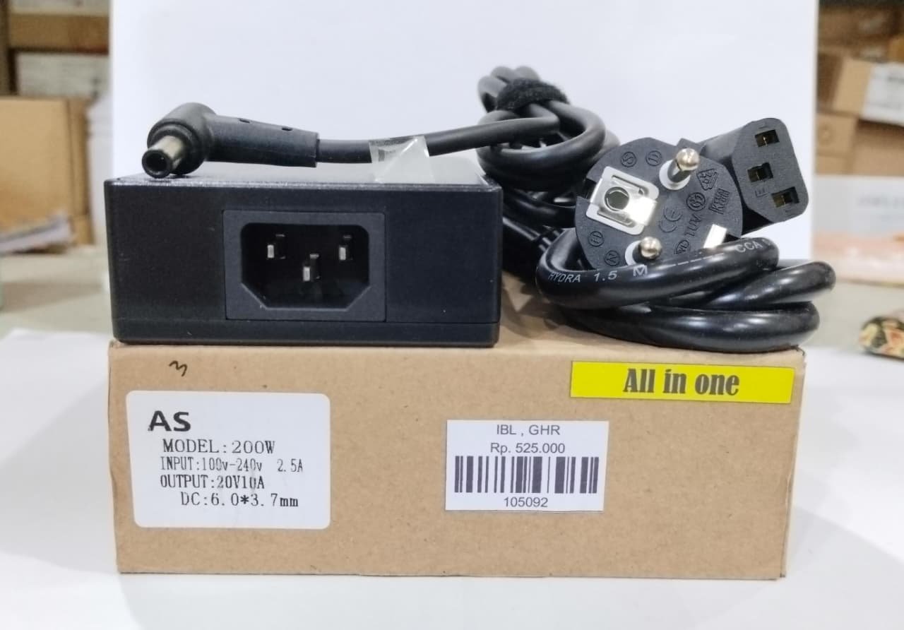 ADAPTER ASUS 20V-10A 200W 6.0X3.7MM ALL IN ONE
