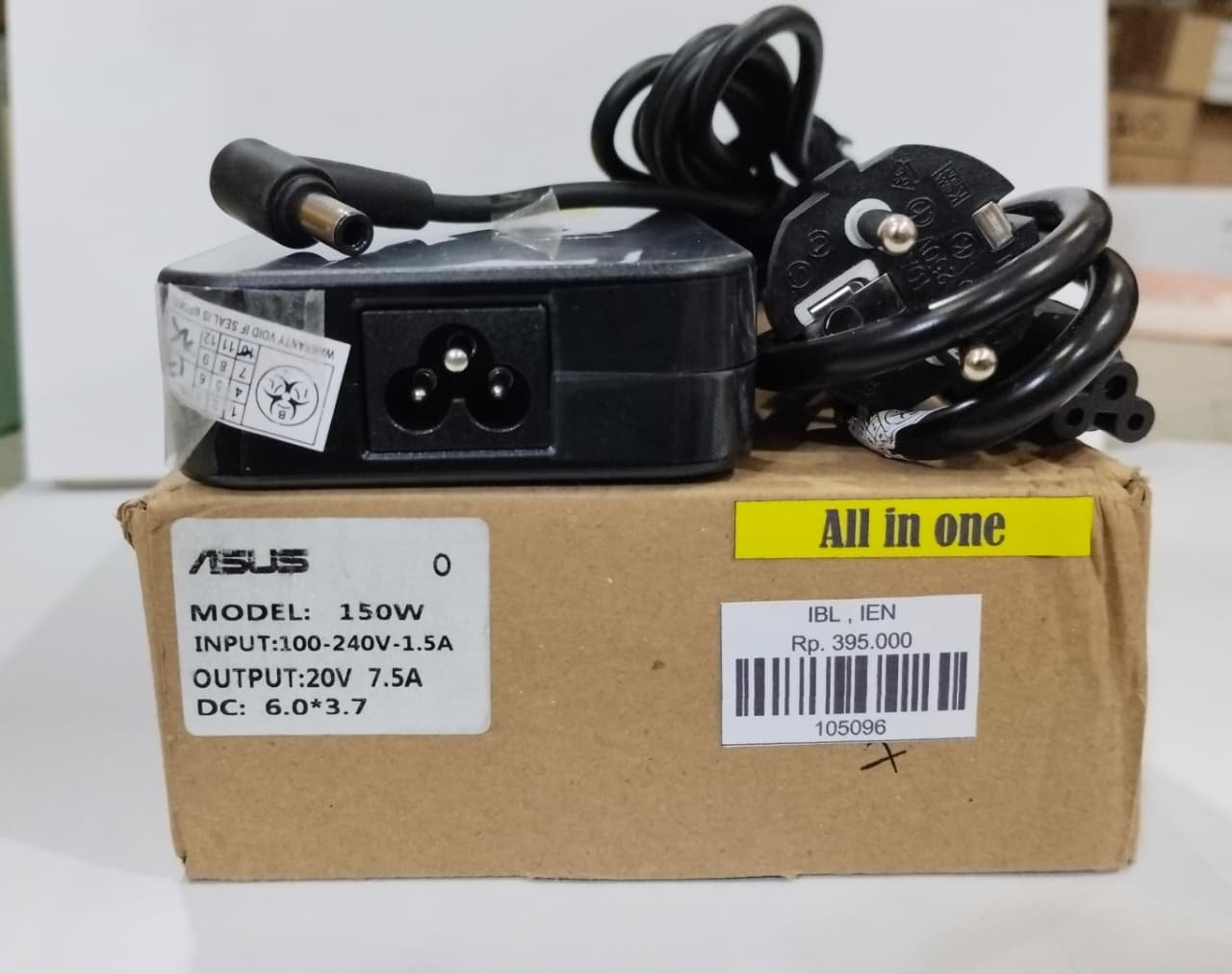 ADAPTER ASUS 20V-7.5A 150W 6.0X3.7MM ALL IN ONE