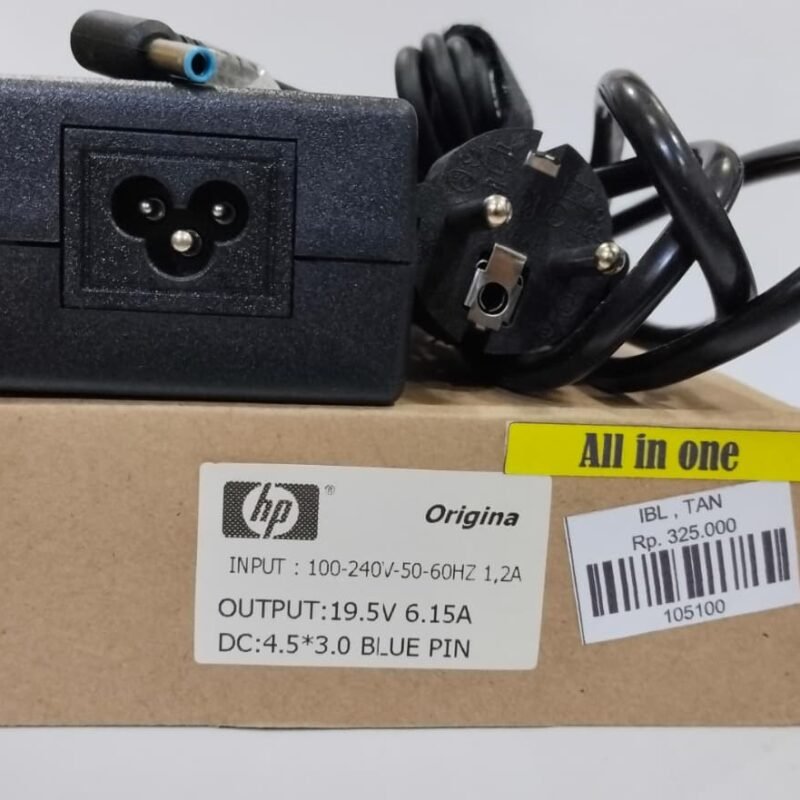 ADAPTER HP 19.5V-6.15A 4.5X3.0MM BLUE PIN ALL IN ONE