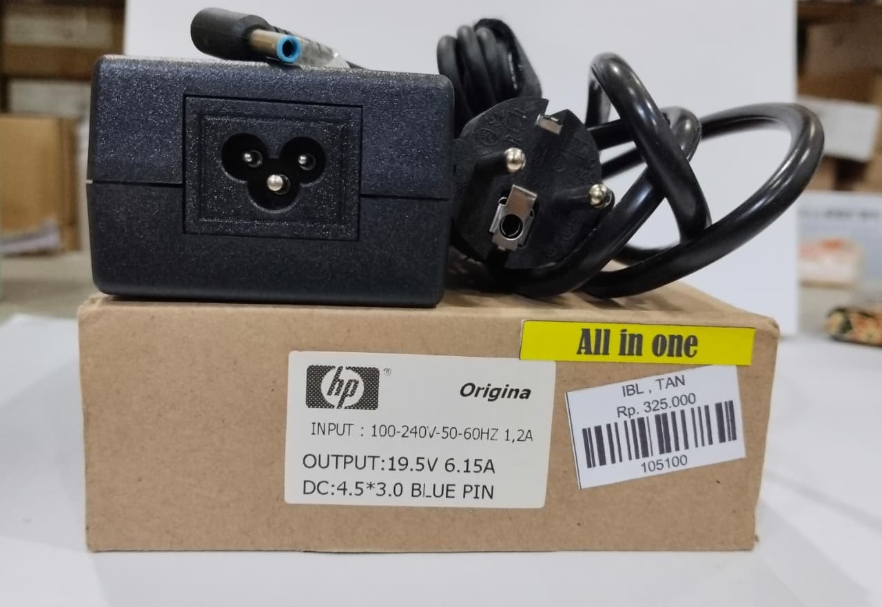 ADAPTER HP 19.5V-6.15A 4.5X3.0MM BLUE PIN ALL IN ONE