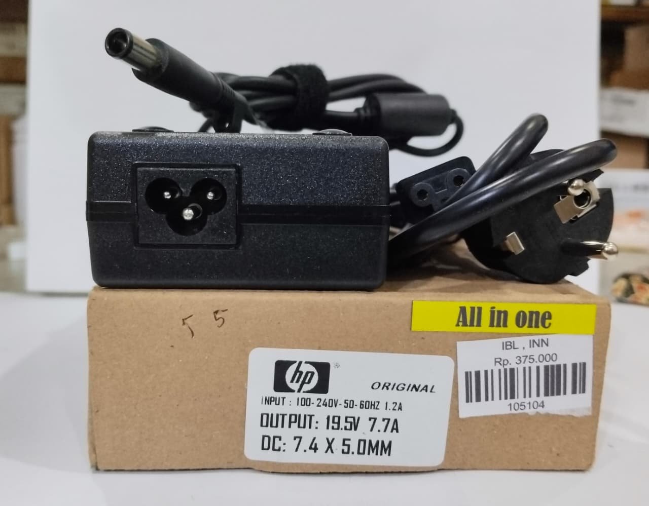 ADAPTER HP 19.5V-7.7A 7.4X5.0MM ALL IN ONE