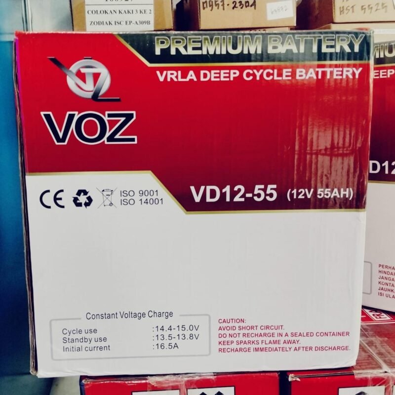 BATERAY DEEP CYCLE VOZ 12V-55AH