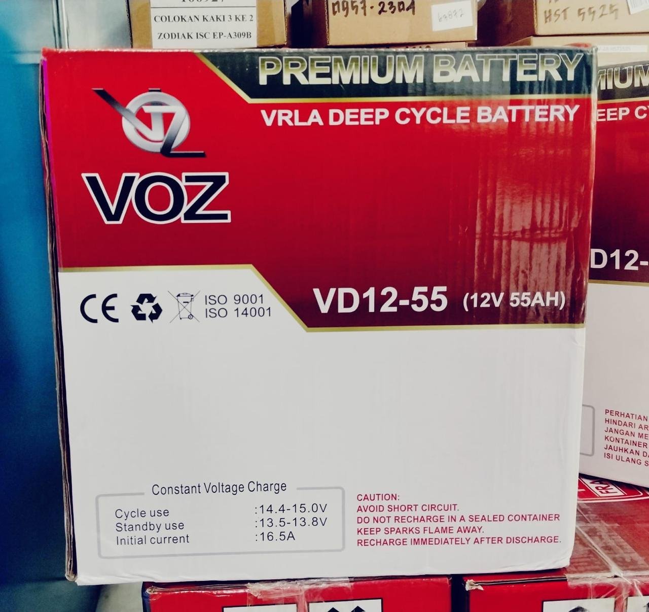 BATERAY DEEP CYCLE VOZ 12V-55AH