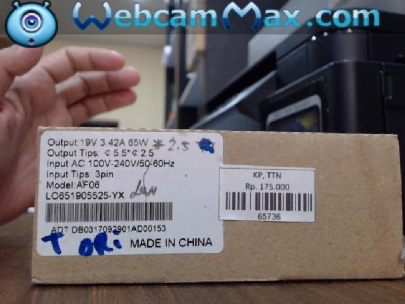 ADAPTER LENOVO 19V 3.42A 2,5 T