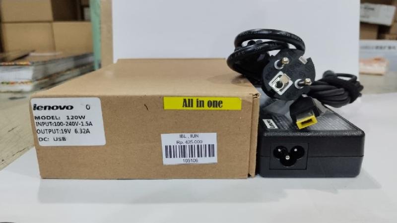 ADAPTER LENOVO 19V-6.32A USB PIN ALL IN ONE