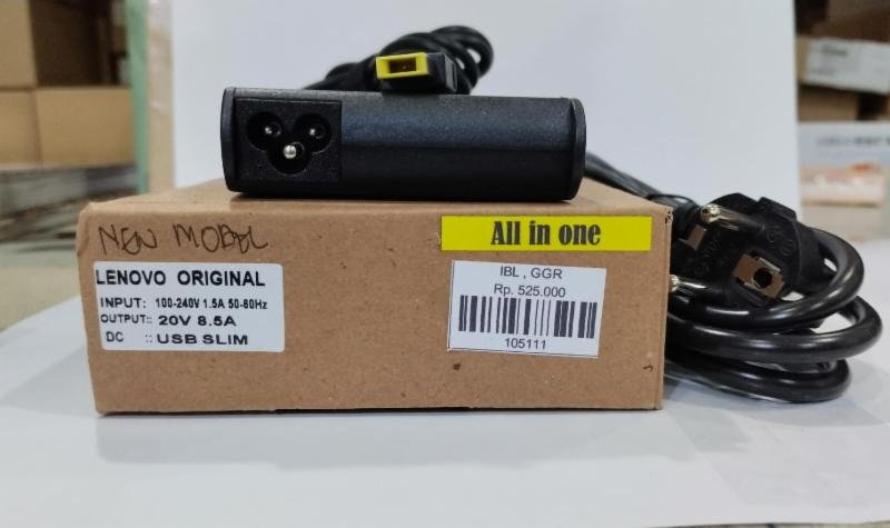 ADAPTER LENOVO 20V-8.5A USB PIN SLIM ALL IN ONE