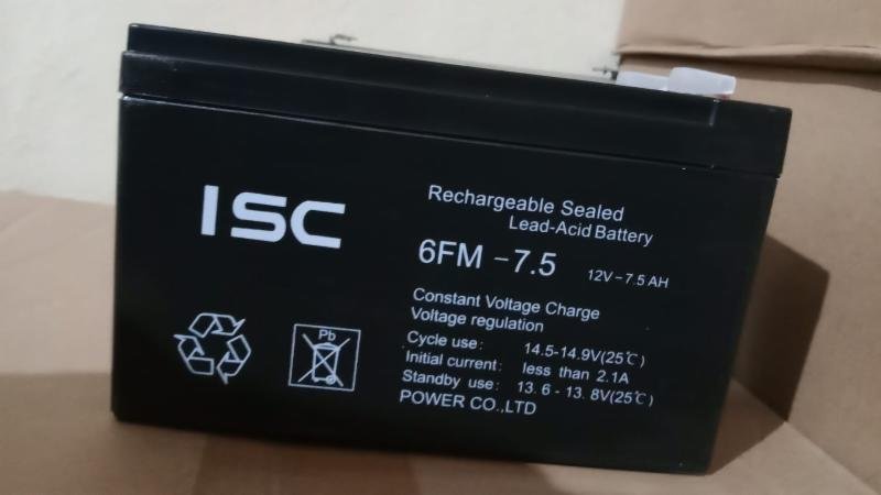 BATERAY UPS ISC 12V 7.5A