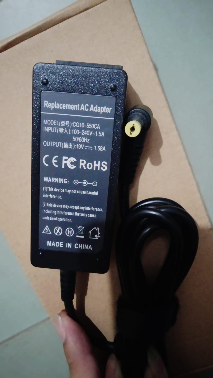 ADAPTER ACER 19V 1,58A 5-5X 1-7MM 30 W AAA