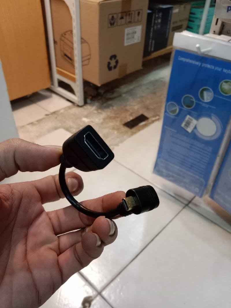 CABEL MICRO HDMI (M) TO HDMI (F) BENT