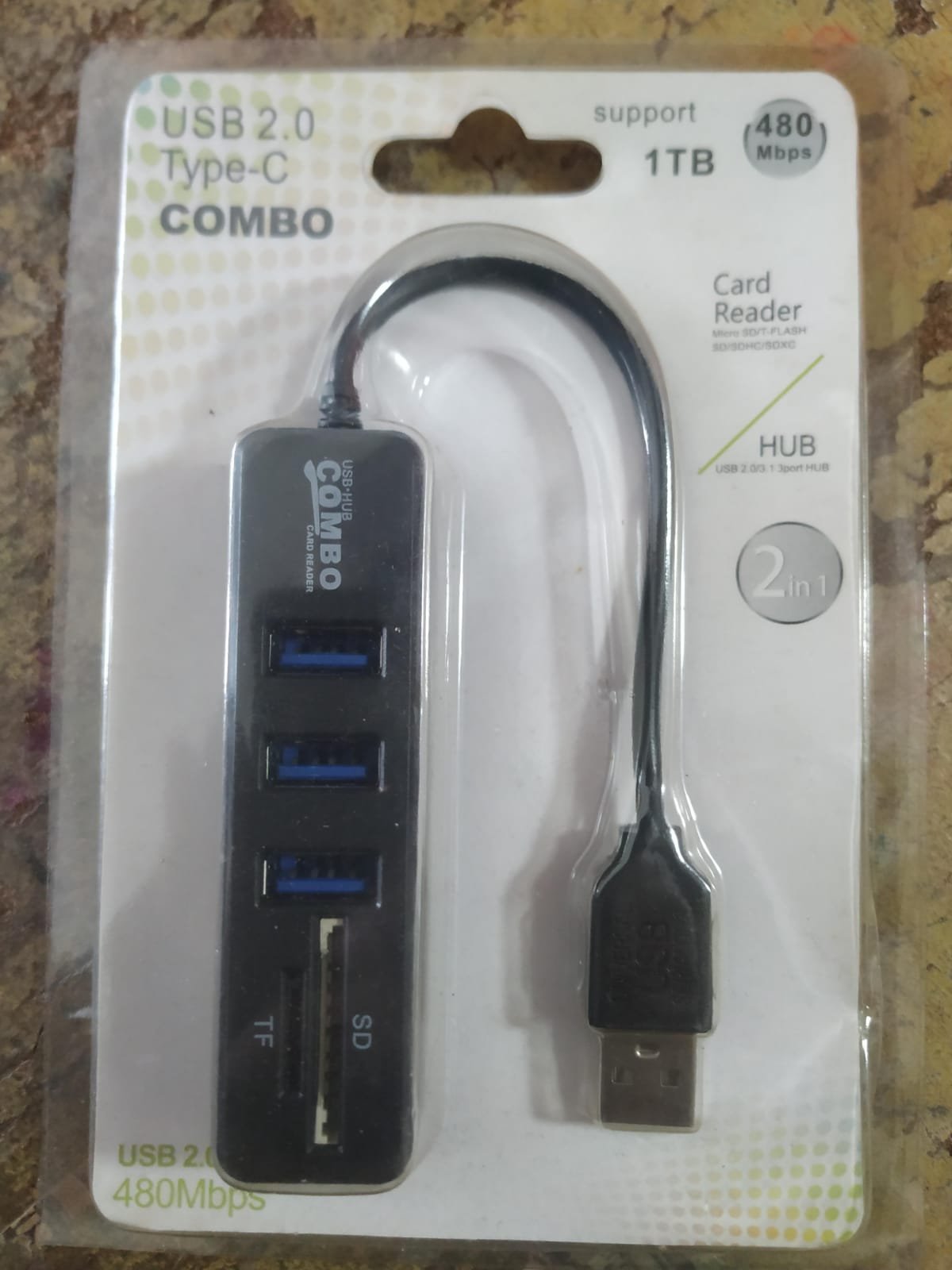 USB HUB COMBO+CARDREADER