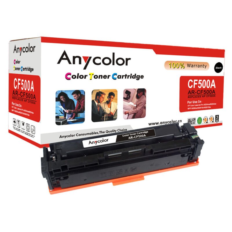 TONER CARTRIDGE ANYCOLOR AR-CF500A (202A) BLACK