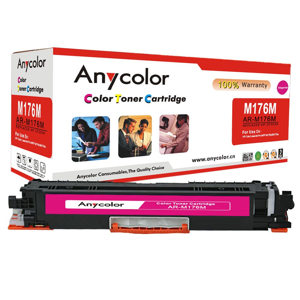 TONER CARTRIDGE ANYCOLOR AR-M176 Y CF 353A (130A) MAGENTA