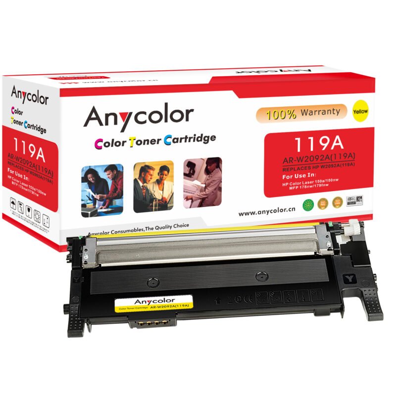 TONER AR-W2092A (119A) YELLOW ANYCOLOR