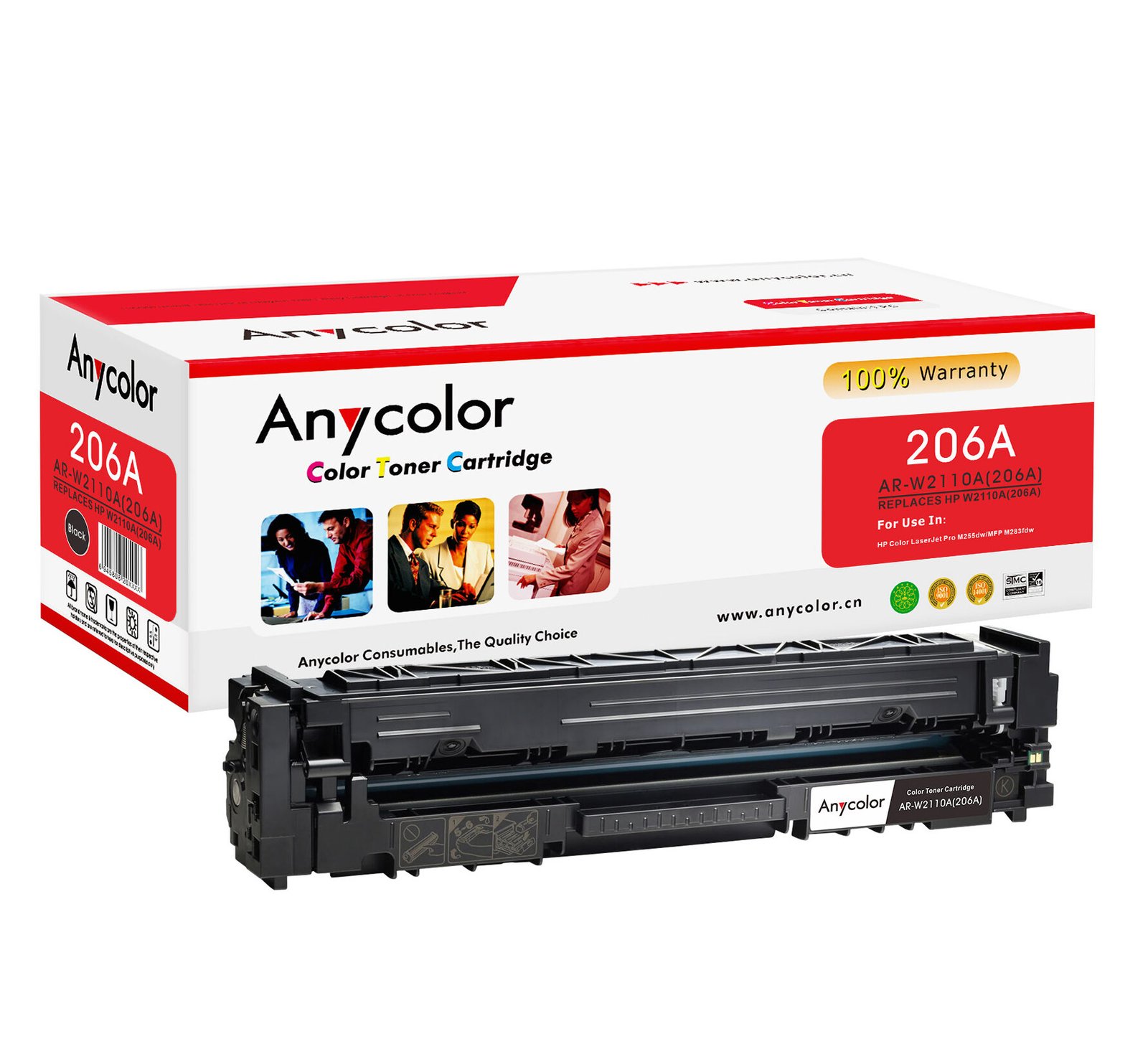 TONER 206A ANYCOLOR AR-W2110A BLACK