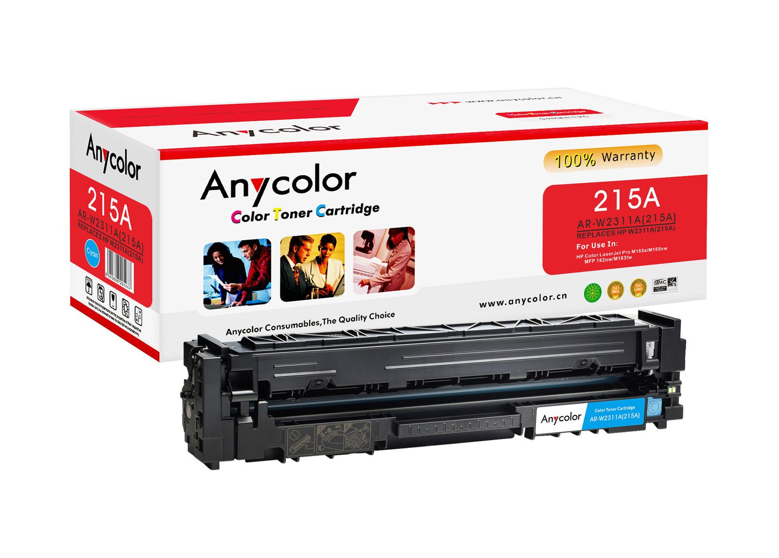 TONER CARTRIDGE ANYCOLOR 215A AR-W2311A CYAN