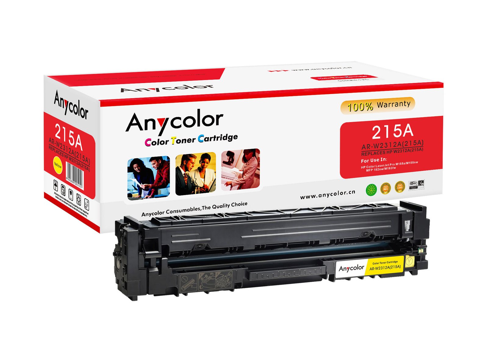 TONER CARTRIDGE ANYCOLOR 215A AR-W2312A YELLOW