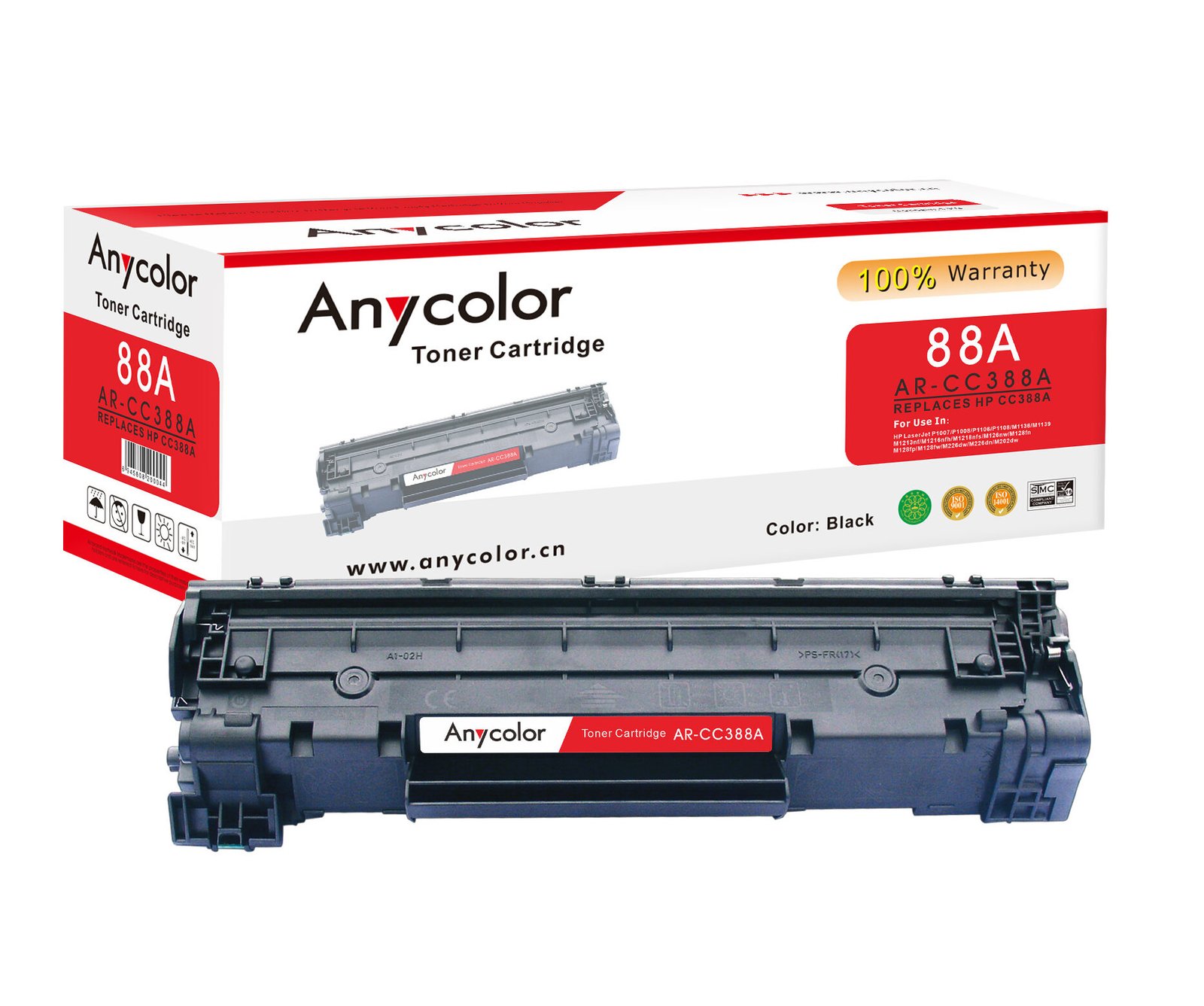 TONER CARTRIDGE AR-CC388A ANYCOLOR