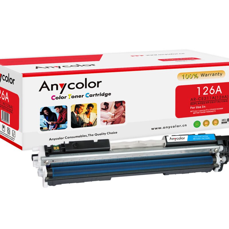 TONER CARTRIDGE ANYCOLOR AR-CE311A (126A) CYAN