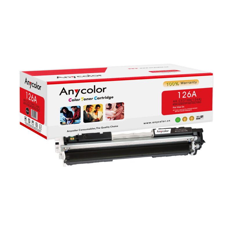 TONER CARTRIDGE ANYCOLOR AR-CE310A (126A) BLACK