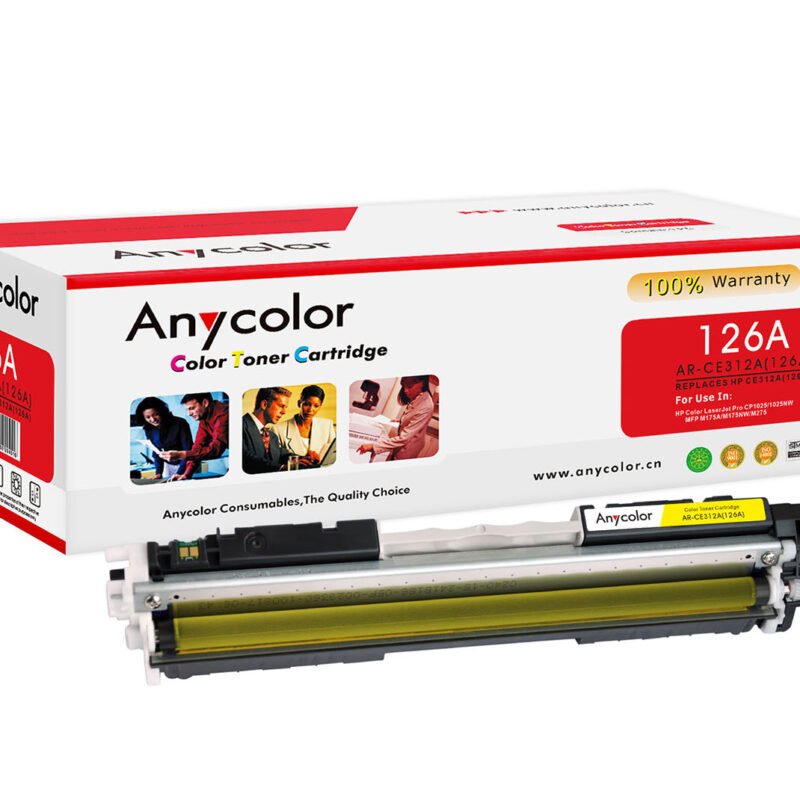 TONER CARTRIDGE ANYCOLOR  AR-CE312A (126A) YELLOW