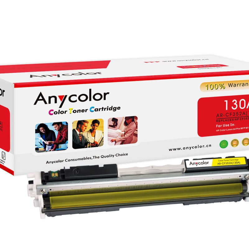 TONER CARTRIDGE ANYCOLOR AR-M176 M CF352A (130A) YELLOW