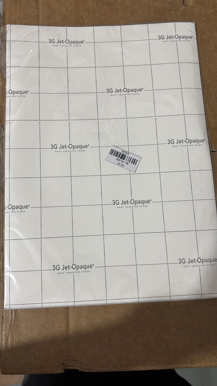 T-SHIRT TRANSFER PAPER DARK 3G JET OPAQUE A4