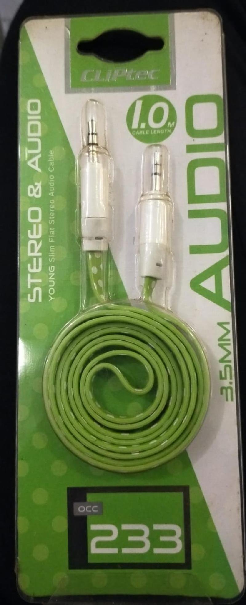 CABEL AUDIO YOUNG SLIM FLAT STEREO CLIPTECH OCC233