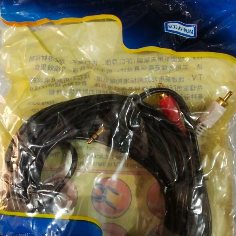 CABEL AUDIO 3.5 (M) TO 2 RCA 10M