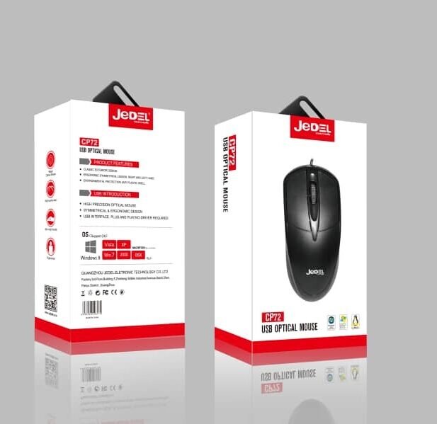 MOUSE CABEL USB JEDEL CP72