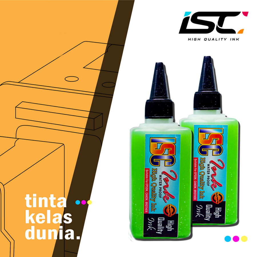 CLEANING HEAD ISC INK 1000ML (HIJAU)
