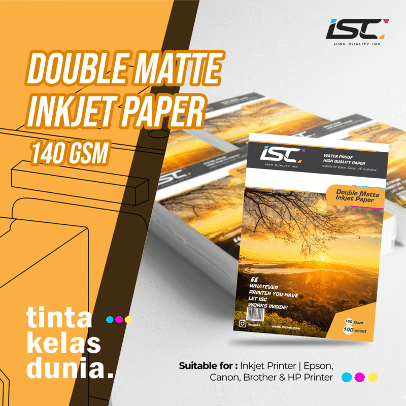 DOUBLE MATTE INKJET PAPER 140 GSM