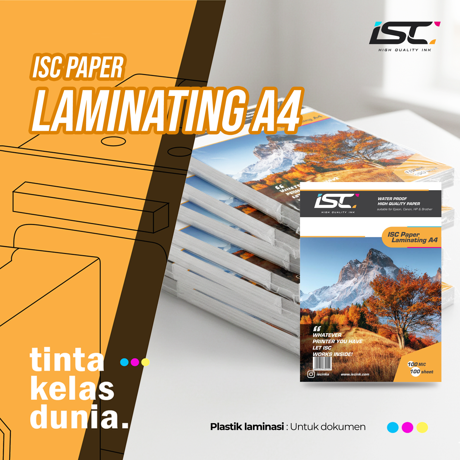 ISC PAPER LAMINATING A4