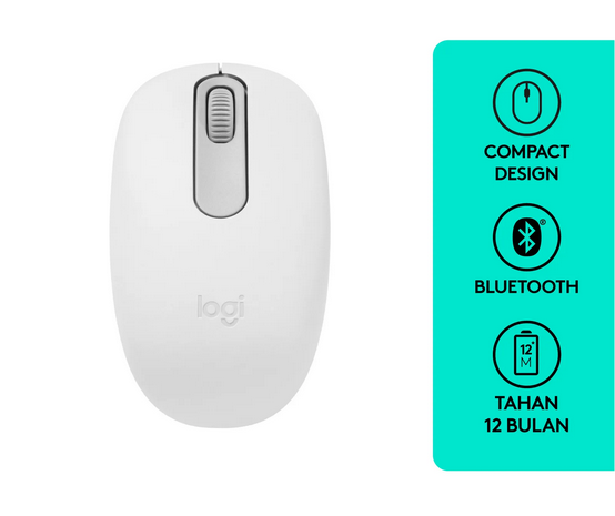 MOUSE LOGITECH M196 BLUETOOTH OFF WHITE