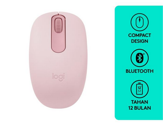 MOUSE LOGITECH M196 BLUETOOTH ROSE