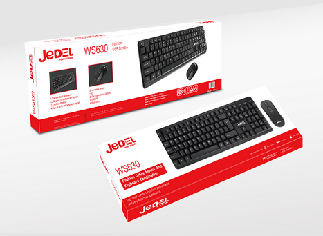KEYBOARD + MOUSE WIRELESS JEDEL WS 630