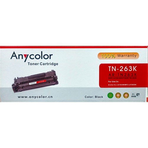 TONER BROTHER TN263 BK ANYCOLOR