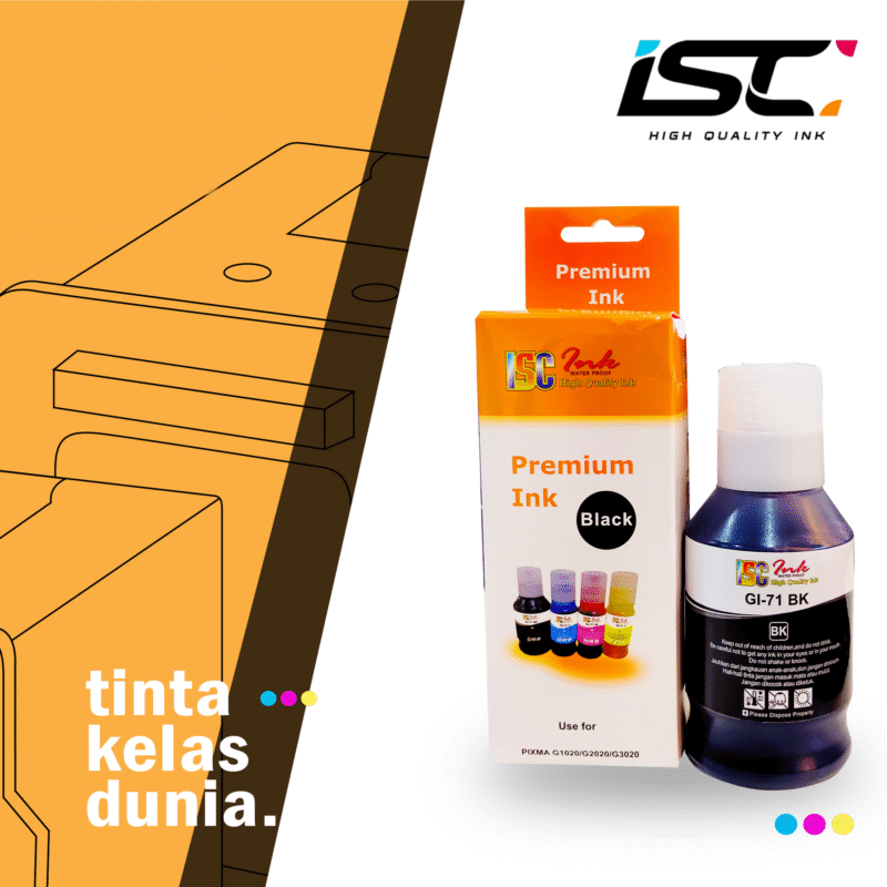 TINTA ISC INK CANON 71 140ML BLACK