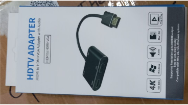 CABEL HDMI TO HDMI + VGA ADAPTER GOOD QUALITY