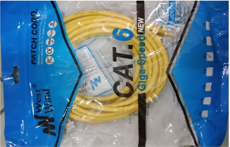 CABEL LAN CAT 6 5M YELLOW