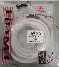 CABEL VGA 5M PUTIH WEST WIND