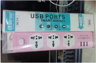 CABEL EXTENSION SMART SOCKET 3 LUBANG + USB HUB 3 PORT T11-34