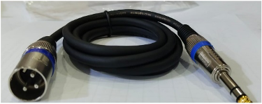 CABEL AUDIO 6.5MM (M) TO XLR (M) 1.5M