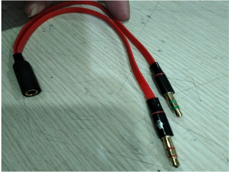 CABEL AUDIO 3.5MM (F) SPLITTER TO 2 3.5MM (M)