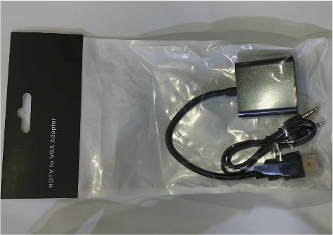 CABEL HDMI TO VGA  ADAPTER WITH AUDIO