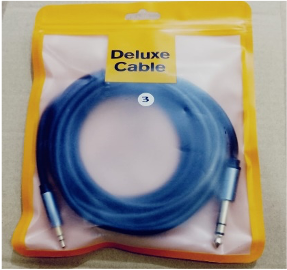 CABEL AUX 3.5MM TO 6.5MM 3M