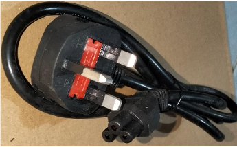 CABEL POWER LAPTOP 3KAKI WITH FUSE