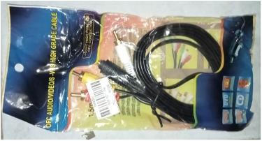 CABEL AUDIO 3.5MM TO 3 RCA 1.5M